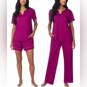 NWT Carole Hochman Midnight Women's 3-piece PJ Set Size Small